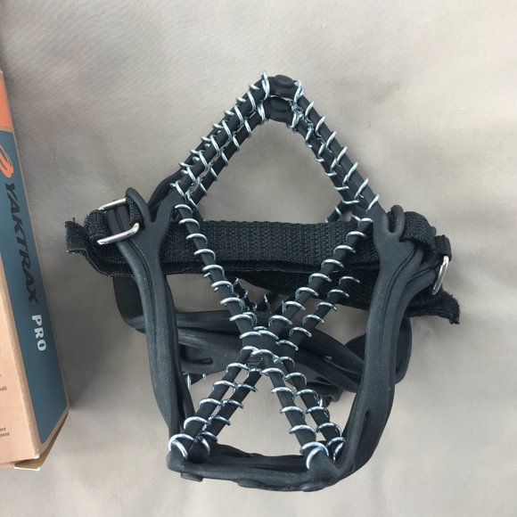 Yaktrax pro durable lightweight black footwear run walk snow ice size large - Picture 8 of 8